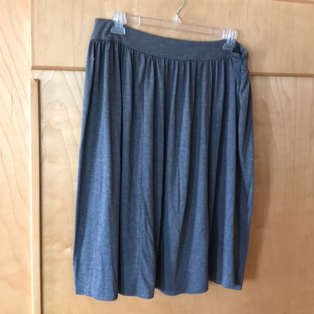 Halogen grey knit skirt Sz 16
